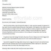 Surat ni aku create time nk berhenti kerja kilang wong engineering. Contoh Format Menulis Surat Berhenti Kerja Terbaik