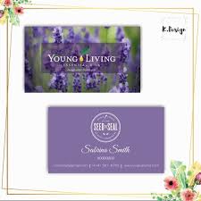 Assorted essential educators mini reference guides (72 count) $14.95 regular price $17.70. Personalized Young Living Business Card Young By Digitalart On Zibbet