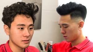 The perfect one will keep every strand in its proper place. Asian Curly To Straight Hair Men Hairstyle Zero Fade Comb Over Undercut On Wavy Hair Youtube
