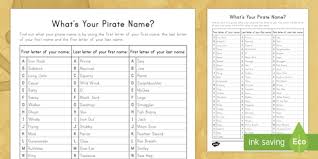It is a new fancy text generator engine to generate and compose fancy texts, agar.io symbol nicknames, facebook posts, instagram. Pirate Names For Kids Activity Dramatic Play Pre K And K