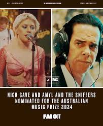 My photo of Amy from Amyl and the Sniffers has been used alongside Nick  Cave by Far Out Magazine. Both artists are nominated for The Australian  Music Prize, 2024. The video shoot