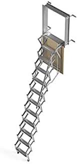 Algunos fabricantes edifican los escaleras de madera para buhardillas duros convencionales en partes, listos para conectarse de radical a extremo o en los rellanos. Mister Step Escalera Escamoteable Para Buhardillas Adj 100 X 80 Cm Amazon Es Hogar