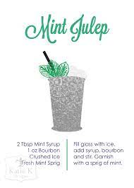 It is a popular drink in the southern united states where it was once thought to have medicinal properties. Mint Julep Kathryn Klink