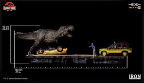Jurassic park iii is mostly considered either an entertaining if simplistic film or a total abomination. Jurassic Park T Rex Attack Set A Set B Statue Iron Studios Collectibles