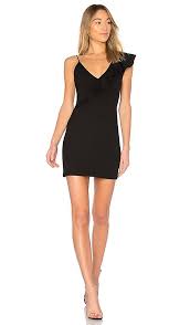 Shop For Amanda Uprichard Danica Ruffle Dress In Black At Revolve Free 2 3 Day Shipping And Returns 30 Day Price Match Dresses Ruffle Dress Clothes For Women