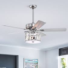 Choose from contactless same day delivery, drive up and more. 52 Nira 5 Blade Chandelier Ceiling Fan With Remote Control And Light Kit Included Overstock 32403034
