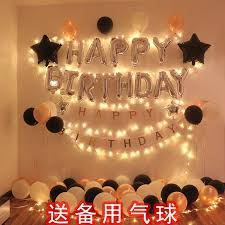 Create a romantic valentine s day bedroom using your 5. Boyfriend Birthday Gift Romantic Room Decoration Artifact To Send Husband Boyfriend Confession Decoration Surprise Is Pa Shopee Malaysia