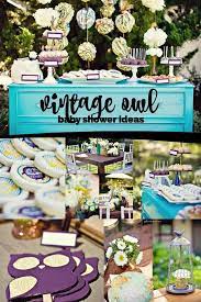 Vintage Owl Themed Boy S Baby Shower This Is A Great Vintage Styled Owl Baby Shower Great For Parents Who A Owl Baby Shower Theme Baby Shower Owl Baby Shower