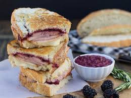 Ham Panini With Blackberry Mustard Spicy Southern Kitchen Recipe Food Blackberry Recipes Honey Baked Ham