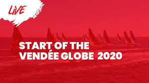 Region of western france bordering on the bay of biscay south of brittany. En Start Of The Vendee Globe 2020 Youtube