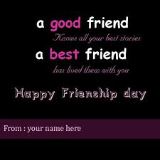 Beautiful roses speak the words of friendship. Happy Friendship Day Wishes For Best Friend With Name