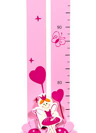 details about mousehouse wooden pink princess childrens height chart for nursery bedroom