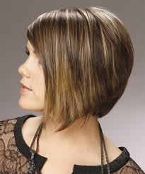 The caramel cut is unique in the world of blond and. Medium Straight Caramel Brunette Bob Haircut With Side Swept Bangs And Light Blonde Highlights
