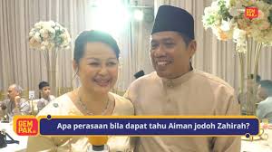 Selamat pengantin baru kami ucapkan kepada pasangan sama cantik sama padan , aiman hakim & zahirah macwilson. Ibu Zahirah Macwilson Kongsi Saat Berkenan Dengan Aiman Hakim Ridza Youtube