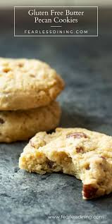 Gluten Free Butter Pecan Cookies Gluten Free Butter Gluten Free Cookie Recipes Gluten Free Recipes Easy