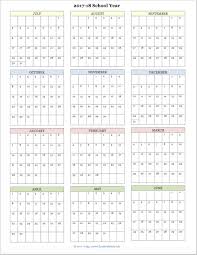 The Best Free Printable Academic Calendar For 2017 2018 School Year School Calendar Homeschool Calendar Academic Calendar