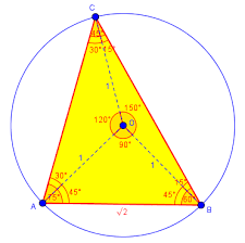 Since the angles are in a ratio of 3:7, they have measures of 3 n and 7 n. Triangles In A Circle Two Methods The Math Doctors