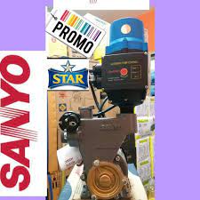 Pompa air booster tak punya daya hisap serta hanya dipakai untuk dorong air saja. Pompa Air Booster Sanyo 125 Wat Otomatis Dorong Shopee Indonesia