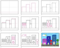 Draw a random circle in your drawspace while being in top view. How To Draw Easy 3d Buildings Art Projects For Kids
