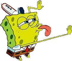 Amazon Com La Stickers Transparent Spongebob Lick Meme Sticker Graphic Auto Wall Laptop Cell Truck Sticker For Windows Cars Trucks Automotive