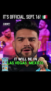 It is official‼️ FIGHT IS ON 🇲🇽 Sept 16th in Las Vegas, Mexico. Full  video