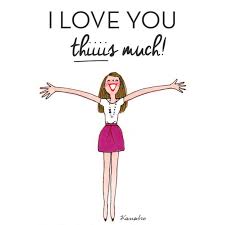 I Love You This Much Kanako Illustration Mignonne My Little Paris