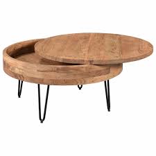 The table is large enough for several people to enjoy. Privado Storage Coffee Table Round Coffee Table Living Room Coffee Table Wood Coffee Table