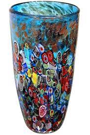 Amazon Com Murano Glass Vases Home Kitchen Blown Glass Art Hand Blown Glass Art Hand Blown Glass