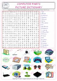 Printable computer crossword puzzles with answers. Computer Parts English Esl Vocabulary Worksheets Engworksheets