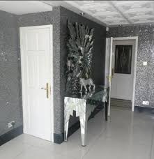 Black And Silver Wallpaper Bedroom Glitter Walls Google Search Glitter Bedroom Glitter Accent Wall Home Decor