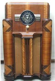 1939 Zenith Art Deco Floor Radio Vintage Radio Antique Radio Retro Radios