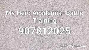 24.03.2021 · id code for my hero academia images : My Hero Academia Battle Training Roblox Id Roblox Music Codes