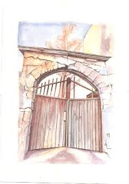 Altes Tor Auf Der Krim Tor Alt Stein Tur Von Tatjana Willig Bei Kunstnet