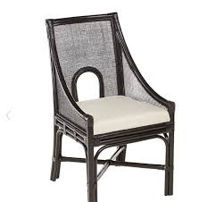 Pin By Jennifer D Alessandro On Inspiration In 2020 Rattan Dining Chairs Dining Chairs Black Dining Chairs