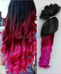 Using the information we gather, we guide you through choosing the right hair extensions for you. Pink Hair Extensions Black To Red Ombre By Lolitaqueenhair On Etsy Red Hair Extensions Brown Ombre Hair Color Pink Hair Extensions