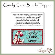 Some with bows or holly, others just stencils. Candy Cane Seeds Topper Digital Printable Good Craft Show Etsy Candy Cane Christmas Candy Bag Christmas Mouse