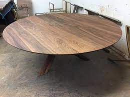 Whether you need a neat and tidy dinner table to refresh the look of your kitchen or an impressive live edge walnut these wooden tables typically feature straight or angled legs with most tabletops having little or no carvings or other decorative ornamentation. Custom Round Dining Tables Mid Century Modern Spanish Modern Urban Industrial Mortise Tenon