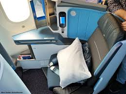 All these seats are standard. Something New Something Blue Flying Klm S 787 9 Dreamliner Business Class Airlinereporter Airlinereporter