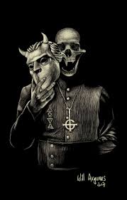 Here's a compilation of ghost bc wallpapers wallpapers and backgrounds that are suitable for your desktop and smartphones. Nameless Ghoul From Ghost Band By Will Argunas 2017 For Radio Metal Magazine Ghost Pictures Band Ghost Ghost Bc