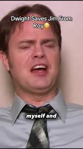 Dwight Pepper Sprays Roy Scene