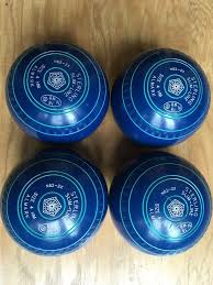 Almark Henselite Sterling Slimeline Lawn Bowls Size 4 Hm Blue In Milton Keynes Buckinghamshire Gumtree