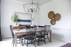This is important because you don't want your railing to take up space in the walking. Dining Room With Chair Rail Design Ideas