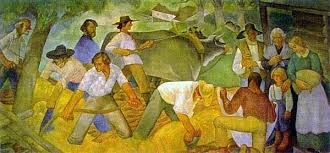 Elmhurst Il Post Office There Was Vision By George Melville Smith 1937 Oil On Canvas Mural Mural Painting Mural Art