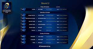The final two rounds of the champions cup pool stage have been postponed following a decision by the french government banning international travel for sport. 2017 18 Champions Cup And Challenge Cup Fixtures Announced Ultimate Rugby Players News Fixtures And Live Results