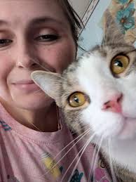 Meet Bunny 🐰🖤🤍 Little Miss Bunny is also making her debut at PetSmart in  Vienna. She has been growing up in a foster home with six siblings. She has  been around other