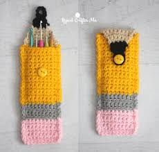 Today, our topic is knitting pencil case which will be very useful for your children at school. Crochet Pencil Pouch Repeat Crafter Me