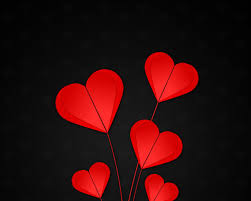 Maybe you would like to learn more about one of these? Download Wallpaper 1280x1024 Hearts Red Black Background Standard 5 4 Hd Background