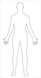 Doc Pdf Ppt Free Premium Templates Body Template Body Outline Human Body Diagram