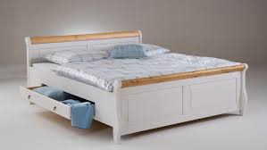 Telefonisch können sie uns dann erreichen unter: Bett Malta Kiefer Massiv Weiss Antik 180x200 Mit Schubkasten