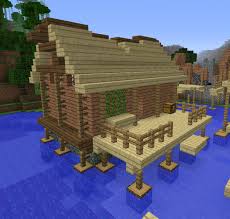 A minecraft survival house on water can be seen as a simple dock house, it is one of the cool minecraft houses that you can build. Corsair Water House Blueprints For Minecraft Houses Castles Towers And More Grabcraft
